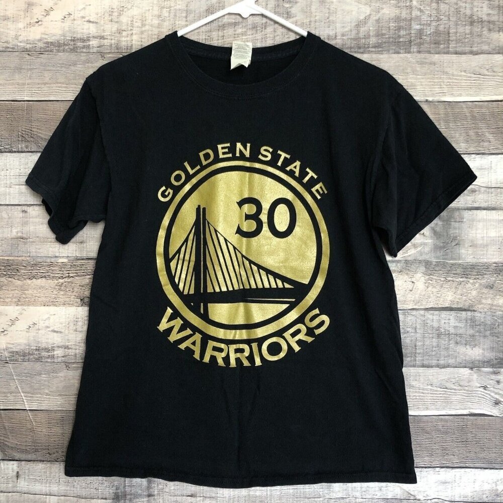 Youth NBA Golden State Warriors Steph Curry 30 T-shirt Black Size XL